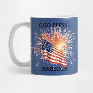 God bless America Mug